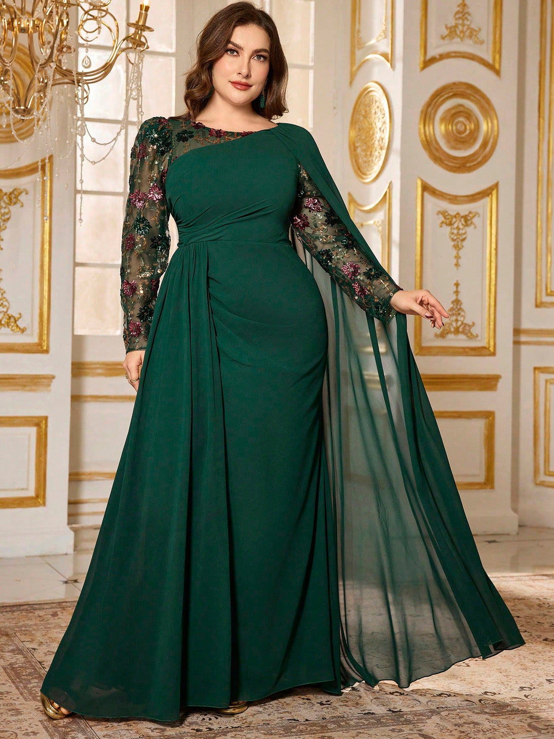 Rochie SHEIN, verde