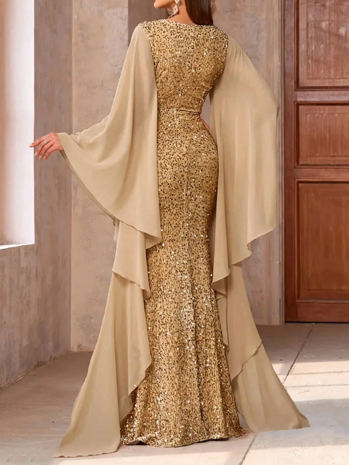 Rochie de ocazie SHEIN, bej