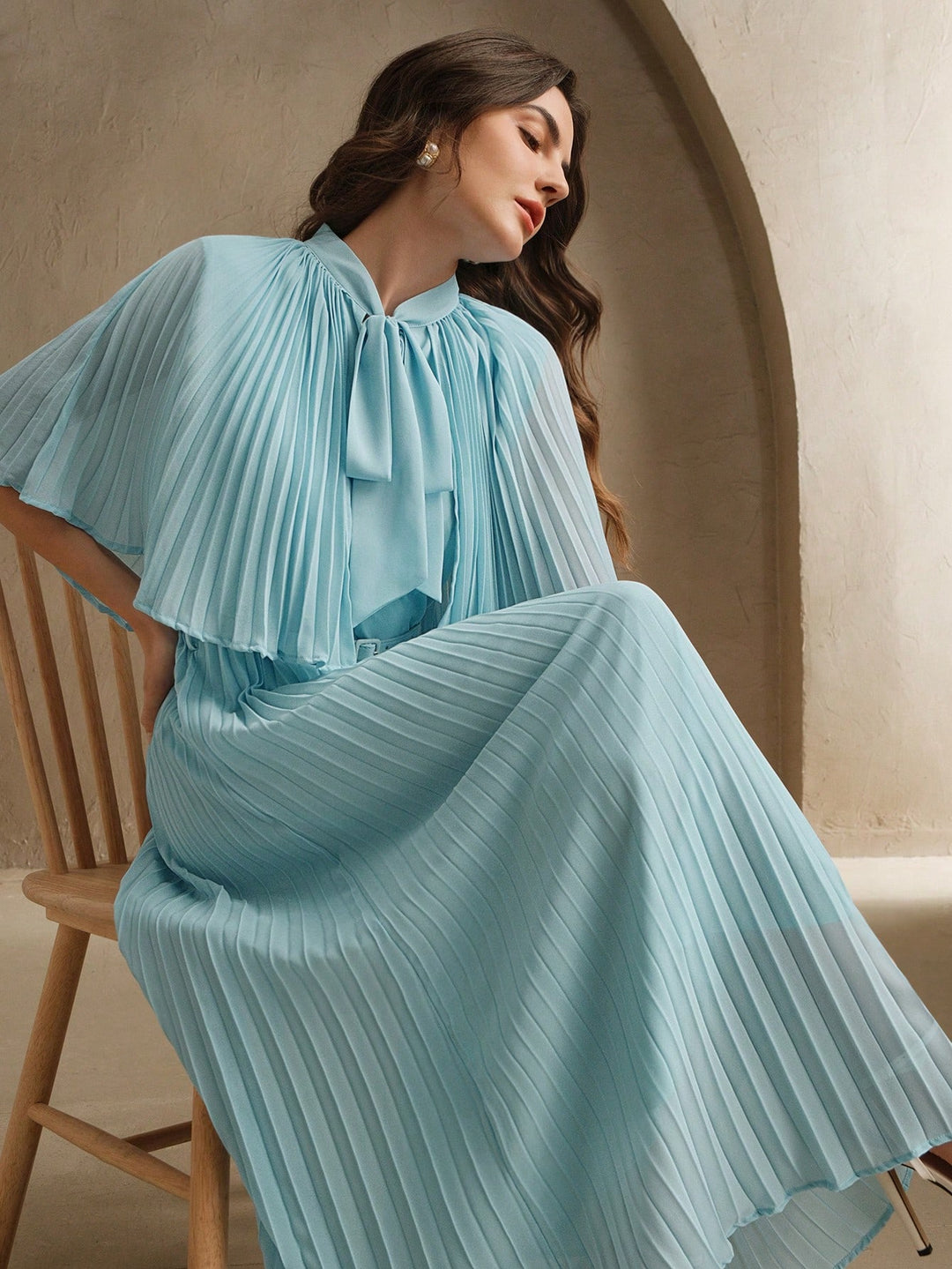 Rochie maxi SHEIN, albastru