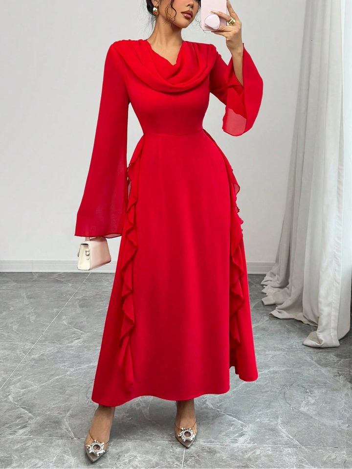 Rochie maxi Shein, roșu