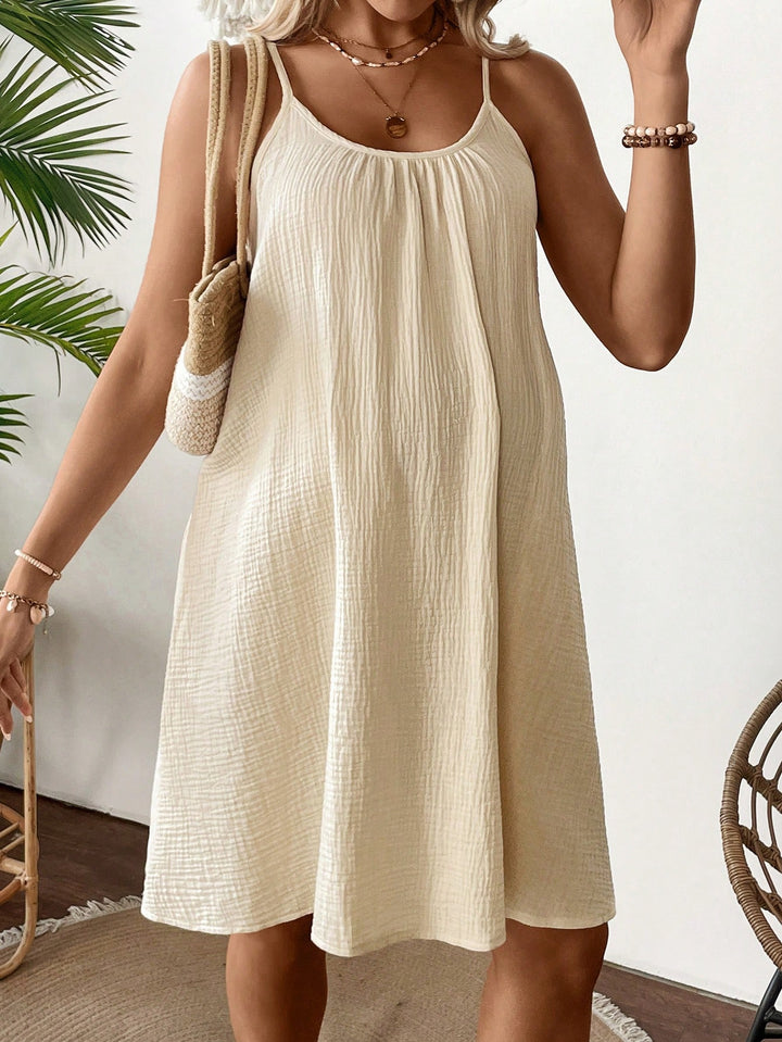 Rochie mini SHEIN, crem