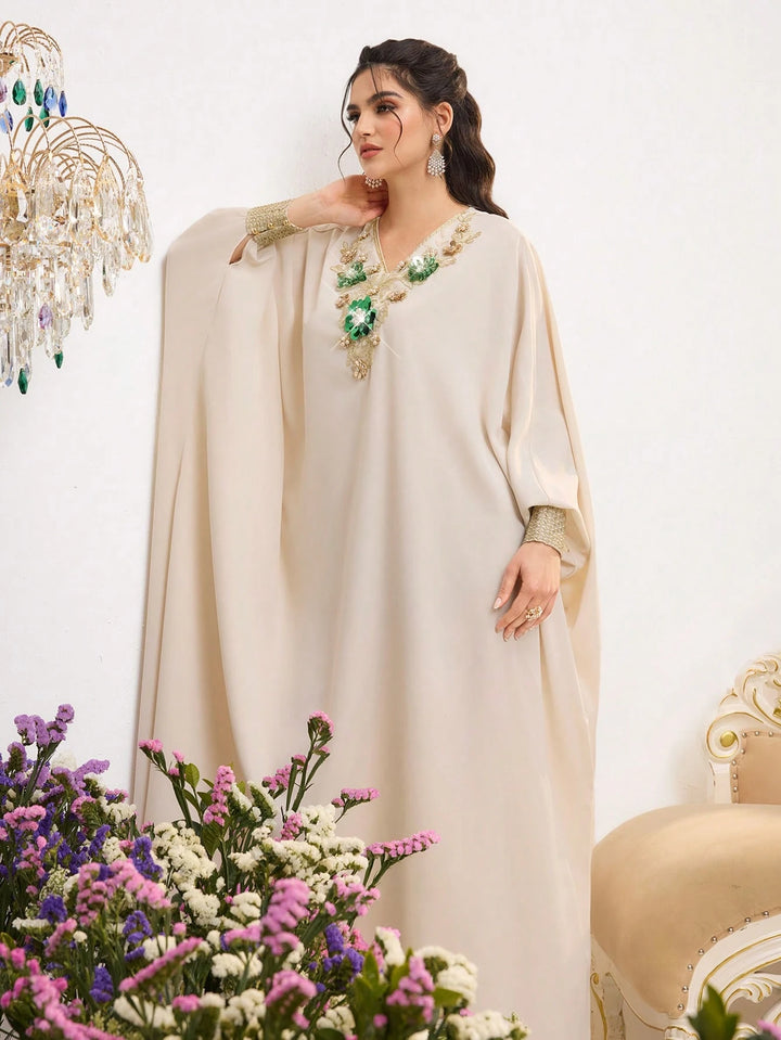 Rochie SHEIN maxi, crem