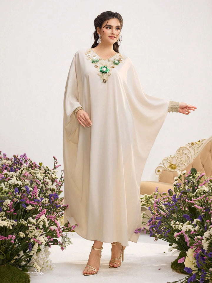Rochie SHEIN maxi, crem
