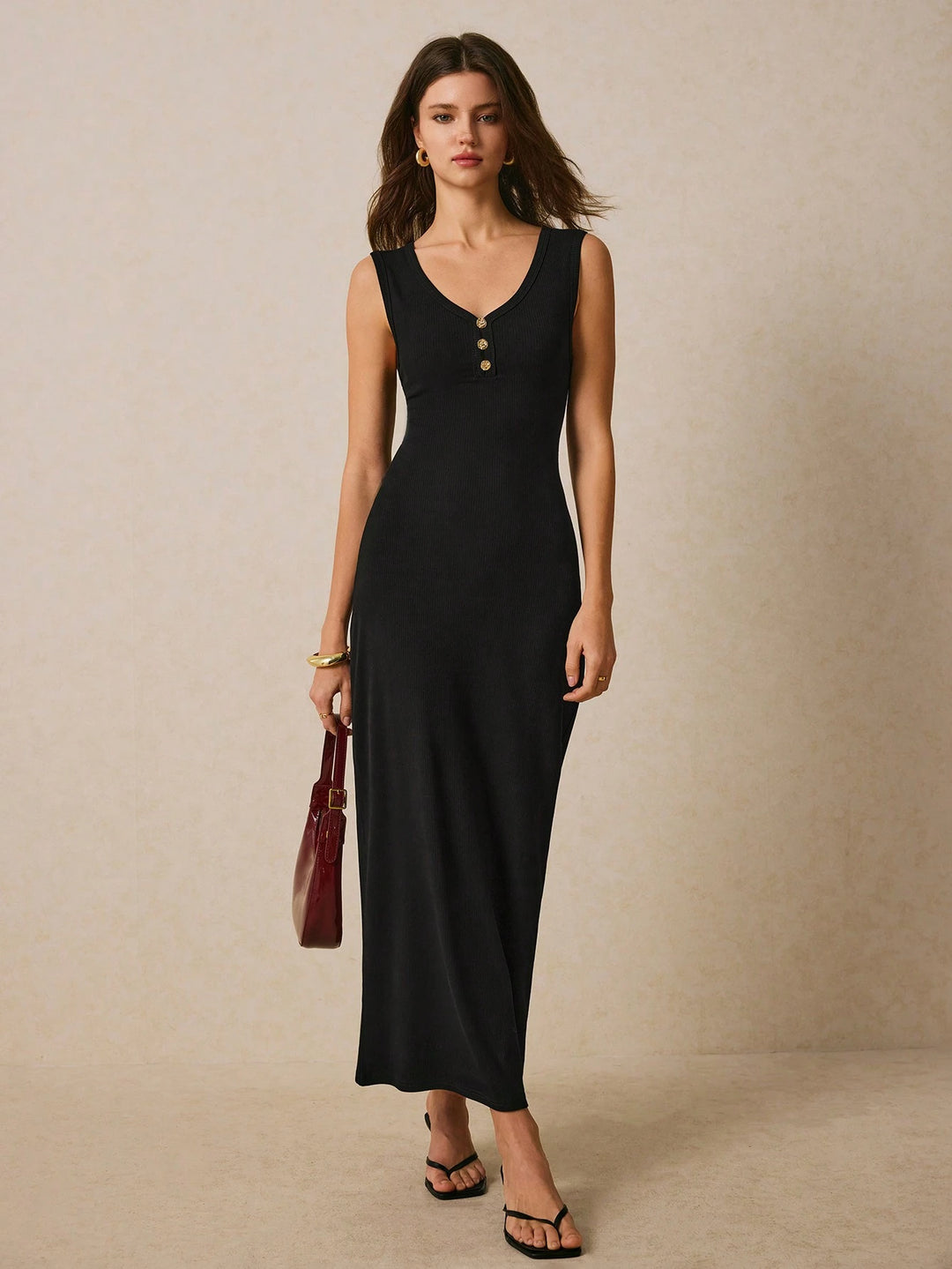 Rochie maxi SHEIN, negru