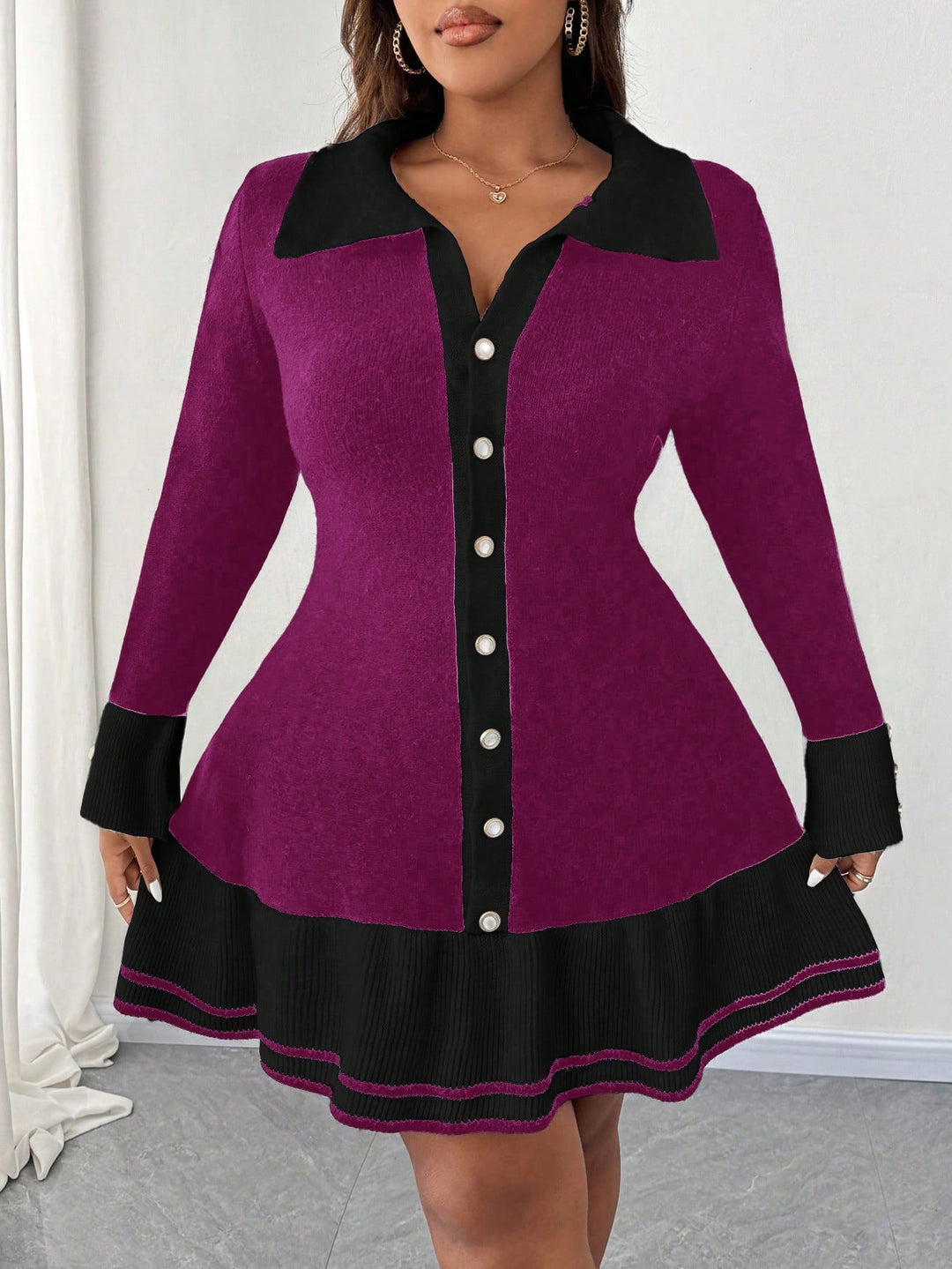 SHEIN ruha, lila