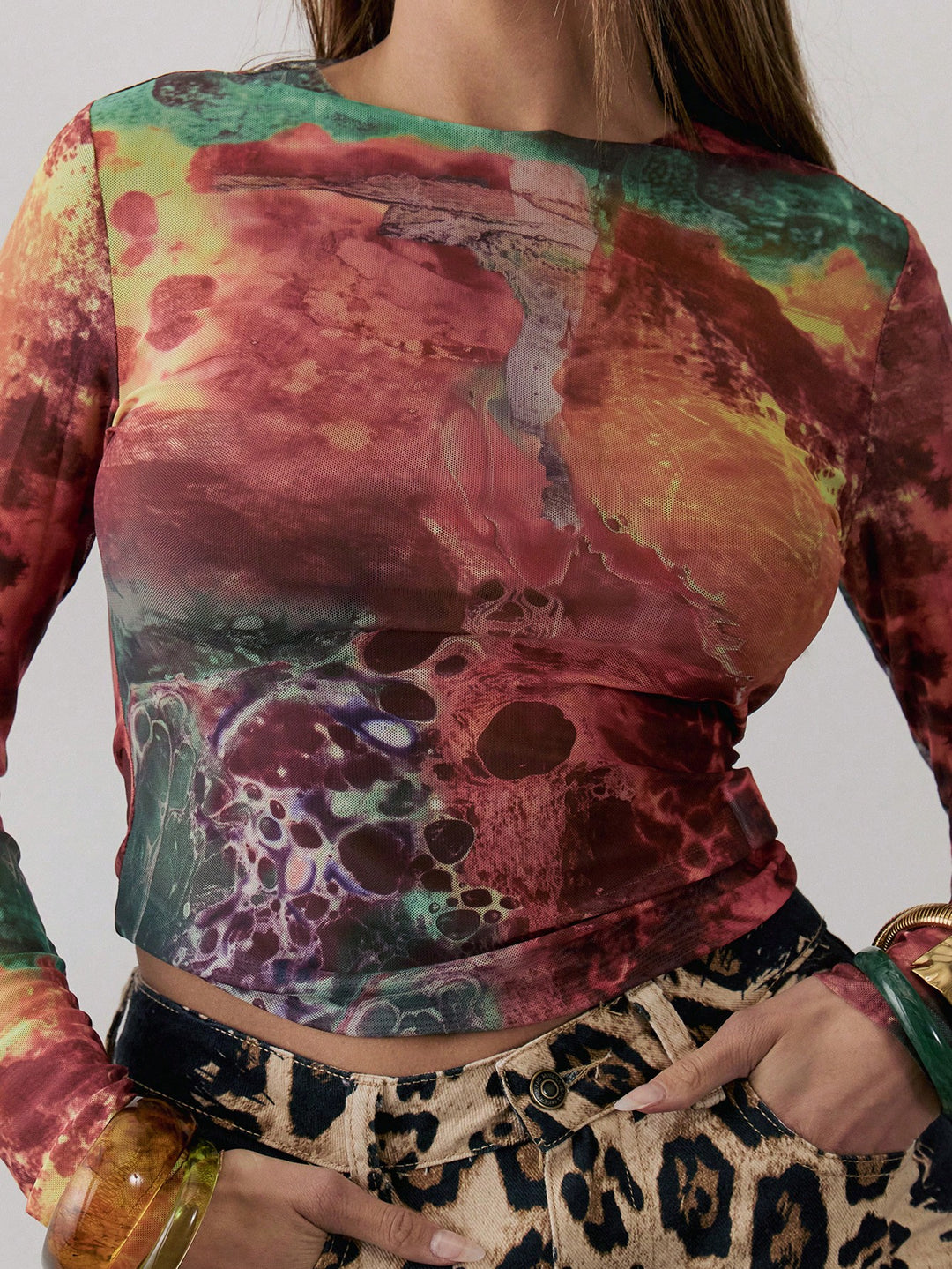 Top SHEIN, mix culori