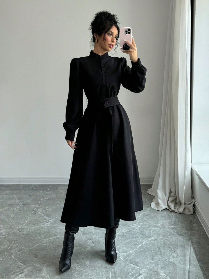 Rochie midi SHEIN, negru