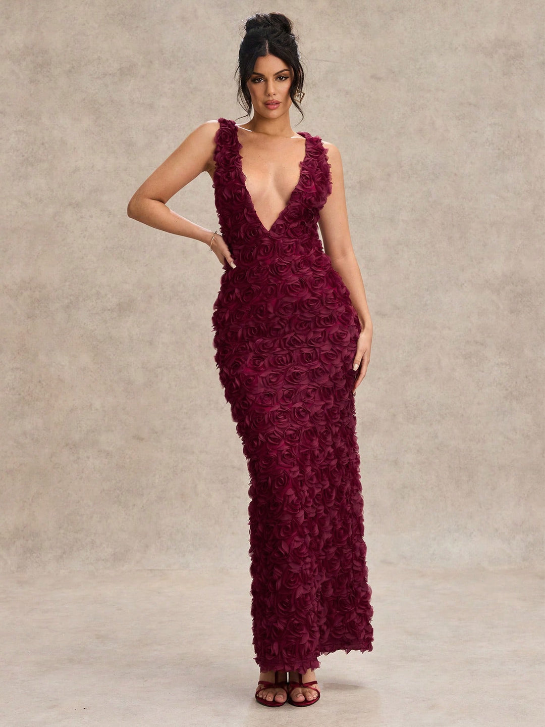 Rochie maxi SHEIN, roșu