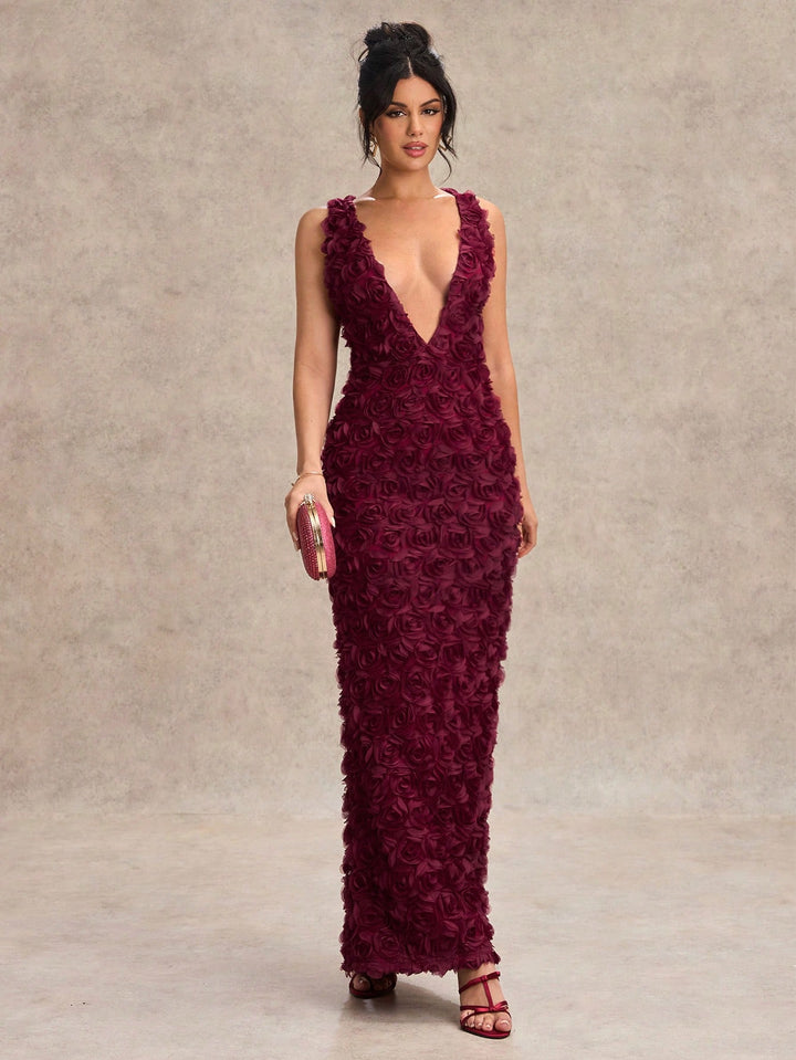 Rochie maxi SHEIN, roșu