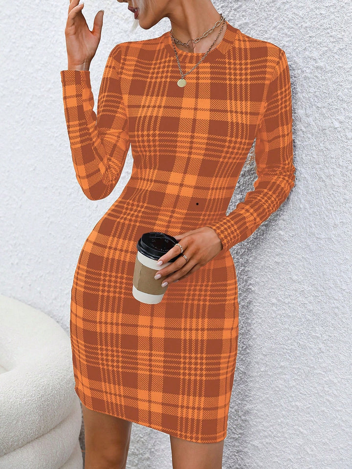 Rochie mini SHEIN, portocaliu