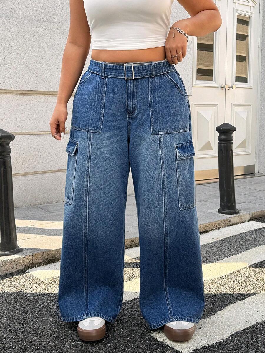 Jeans SHEIN, albastru