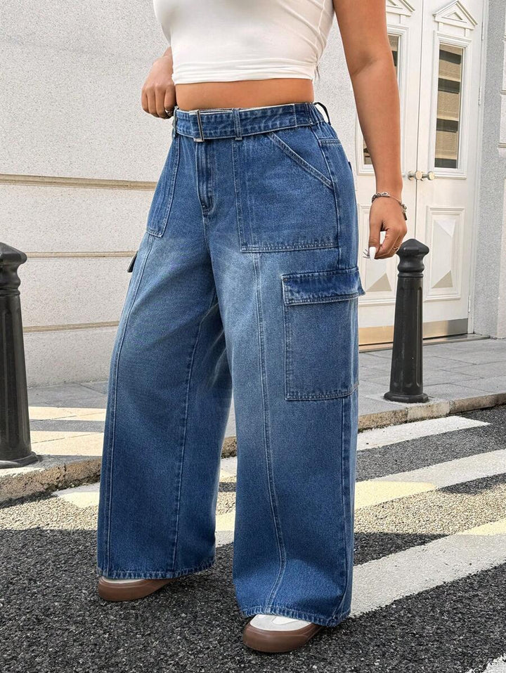 Jeans SHEIN, albastru