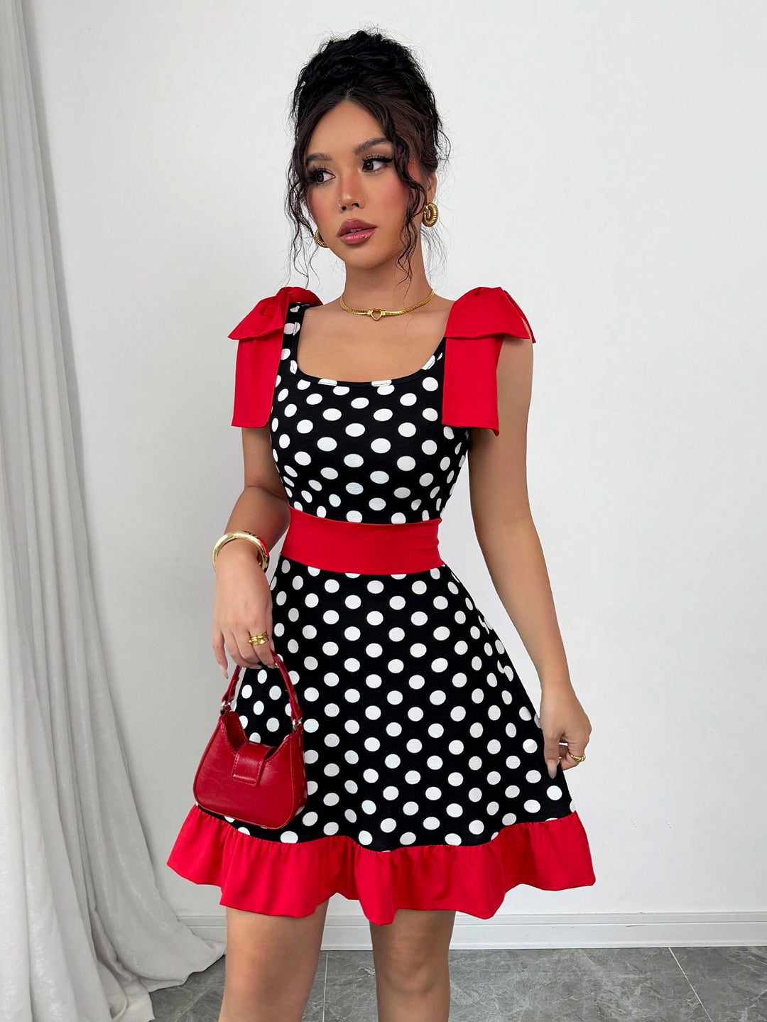 Rochie midi SHEIN, negru