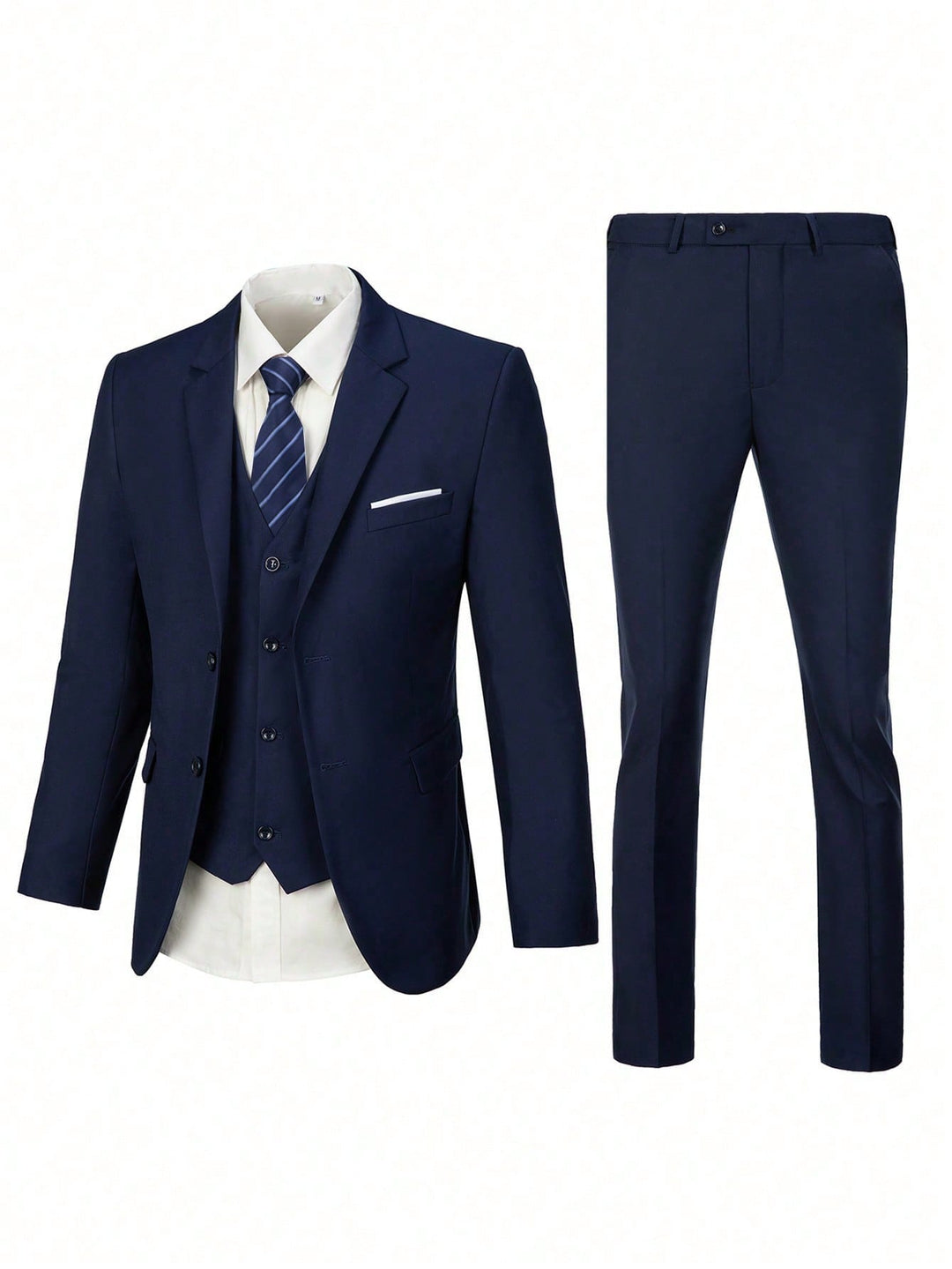 Costum SHEIN, albastru