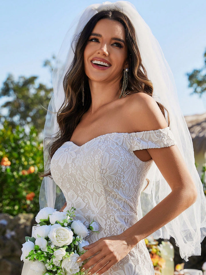 Rochie de mireasă SHEIN, alb