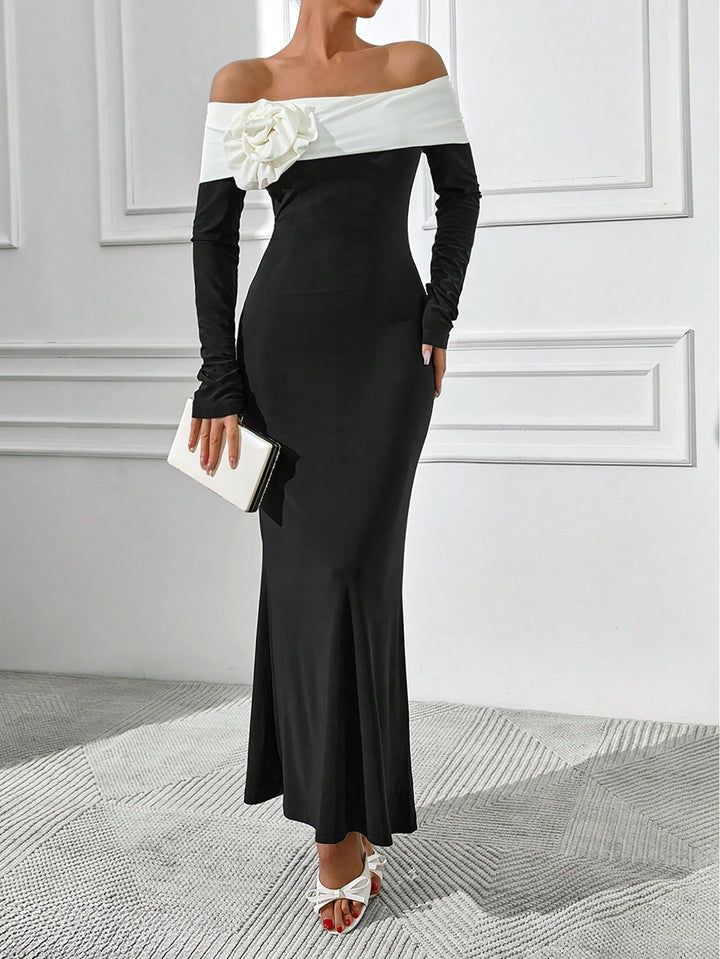 Rochie maxi SHEIN, mix culori