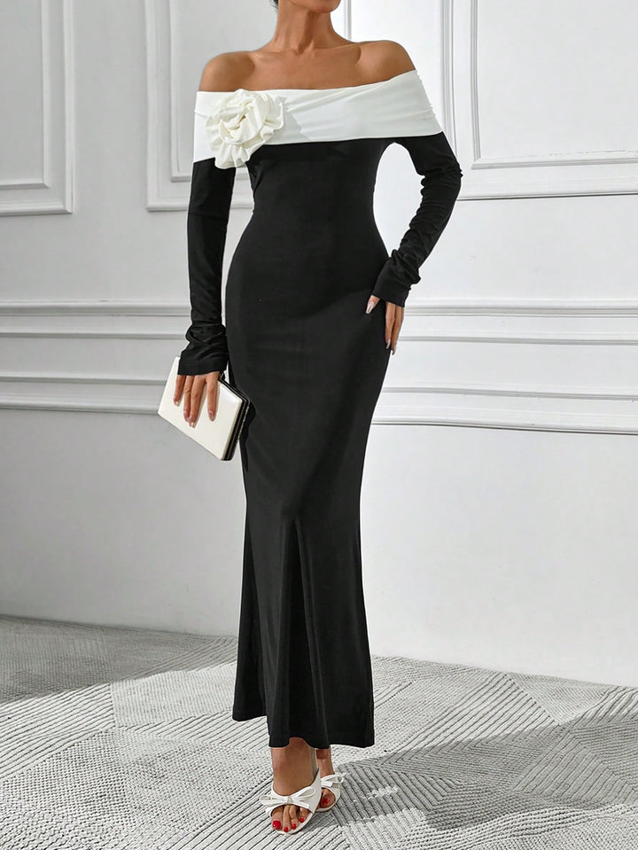 Rochie maxi SHEIN, mix culori