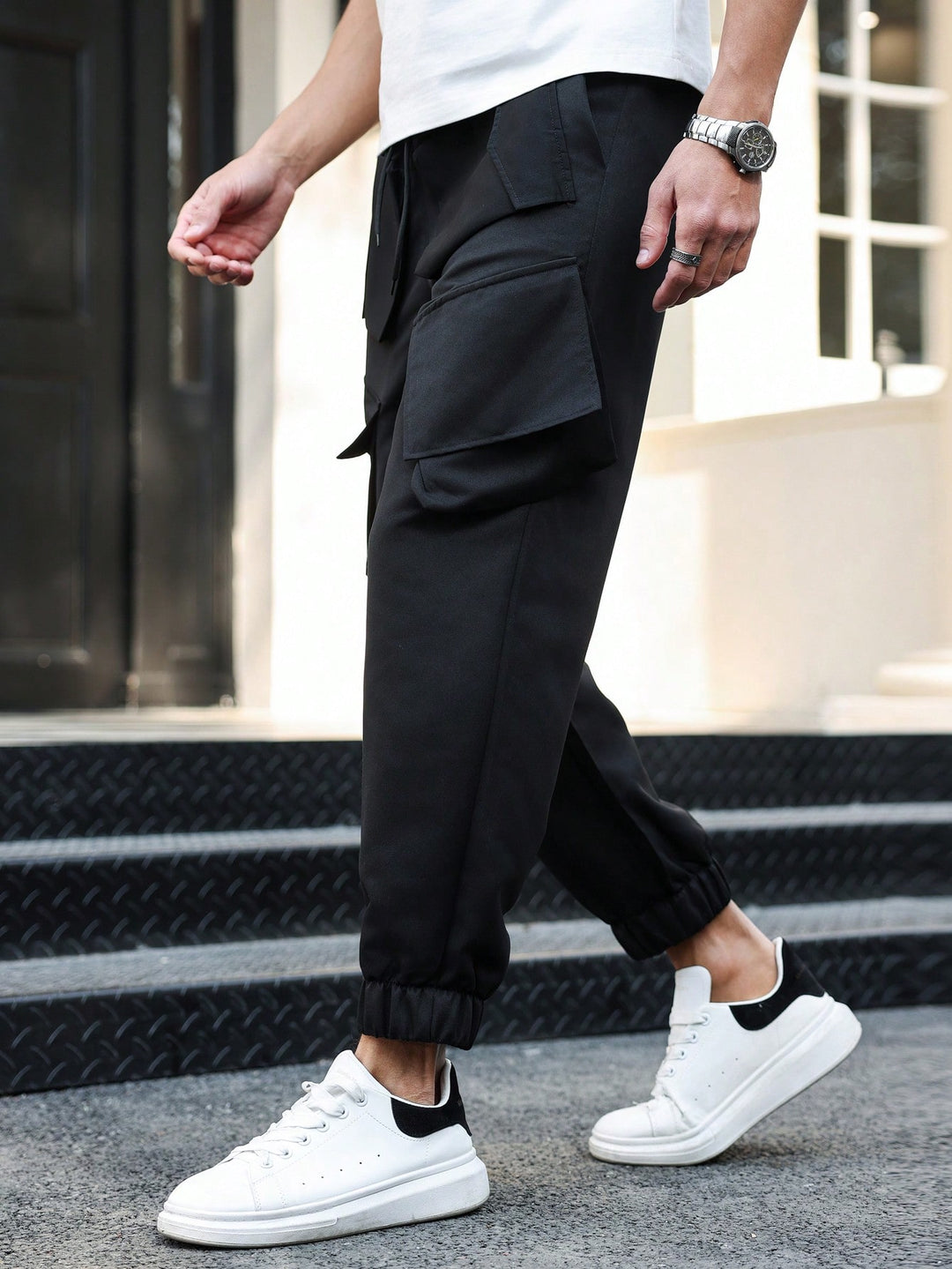 Pantaloni SHEIN, negru