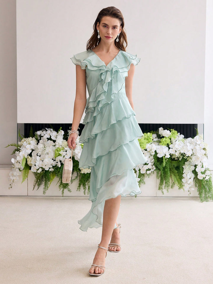 Rochie midi SHEIN, turcoaz
