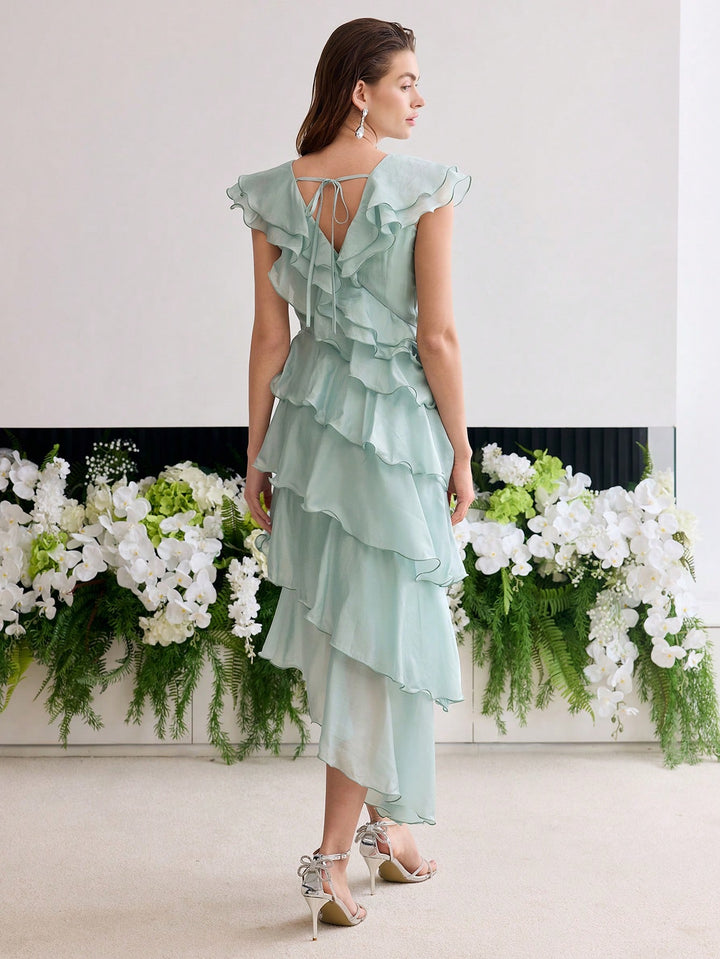 Rochie midi SHEIN, turcoaz
