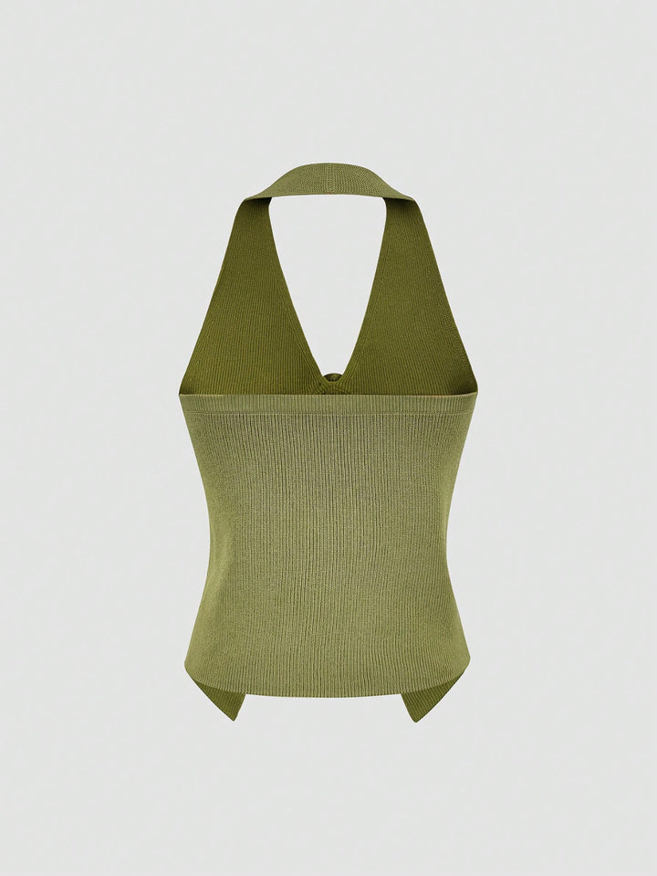 Top SHEIN, verde