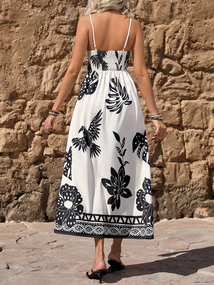 Rochie maxi SHEIN, bej