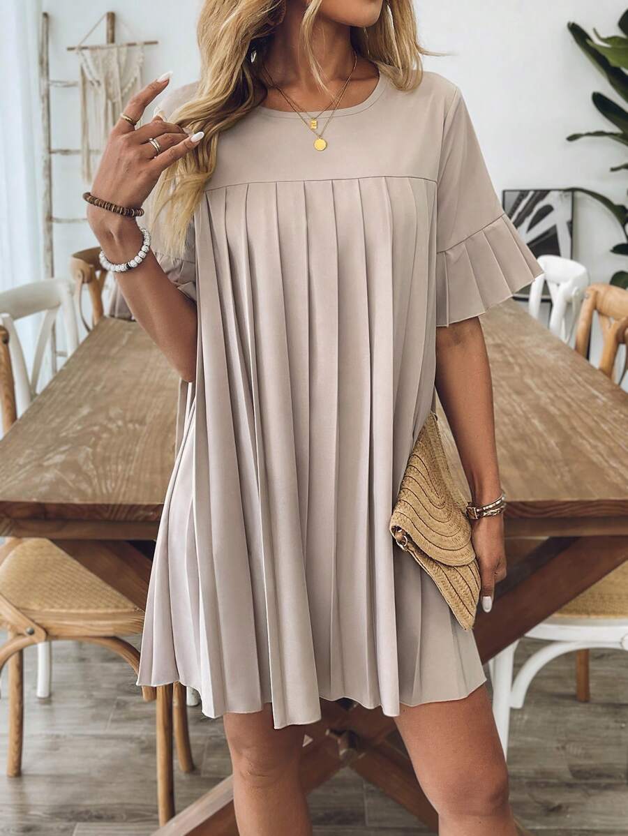 Rochie mini SHEIN, bej