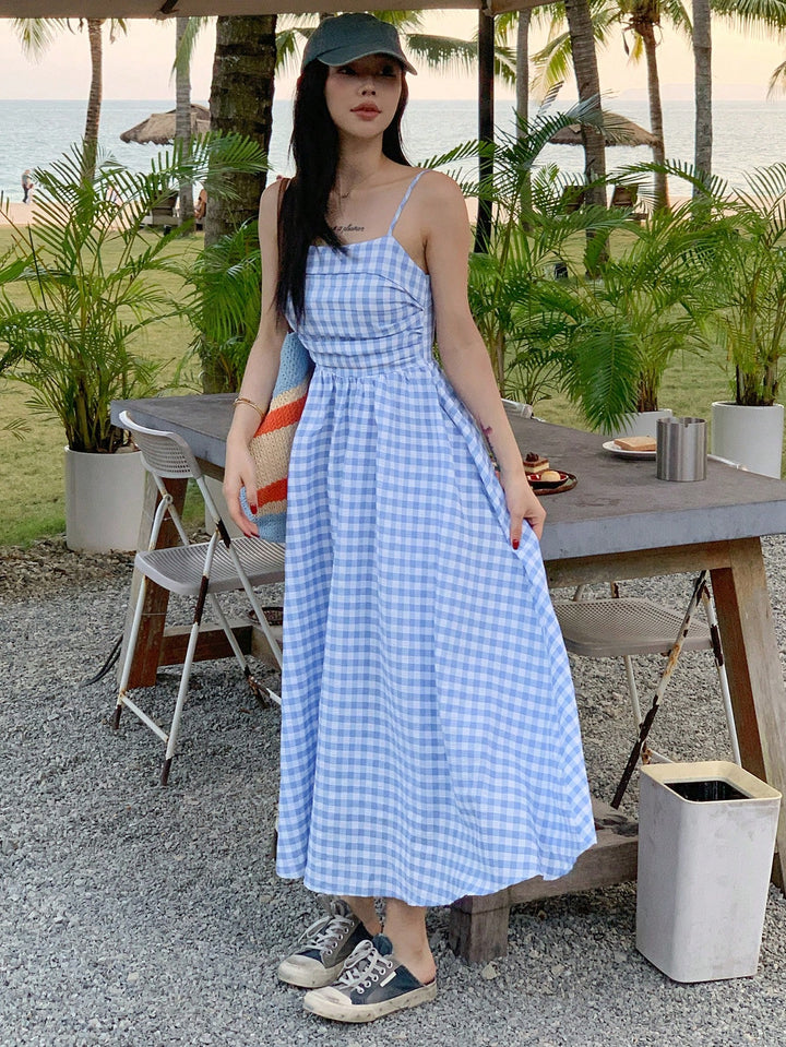 Rochie midi SHEIN, albastru