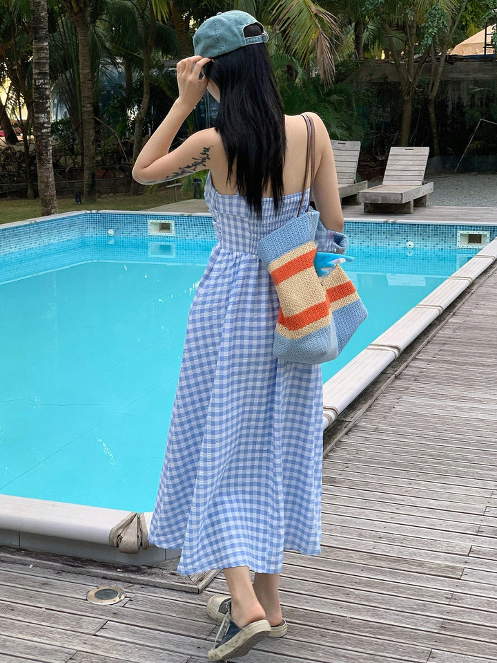 Rochie midi SHEIN, albastru