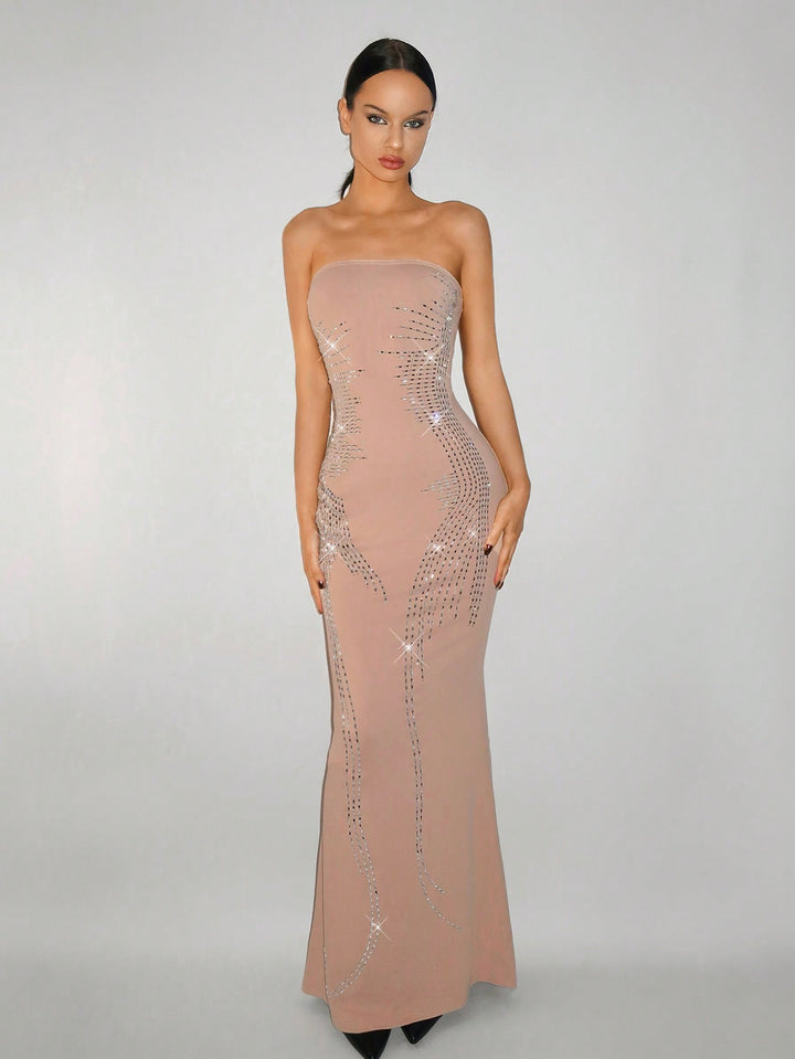 Rochie maxi SHEIN, kaki