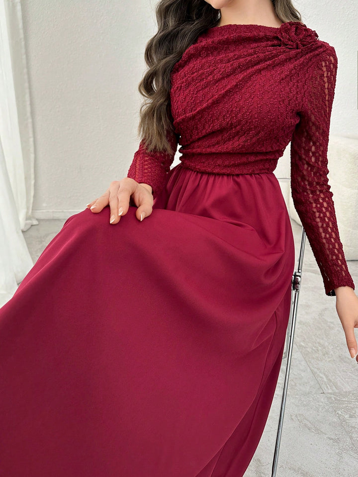 Rochie maxi SHEIN, vișiniu