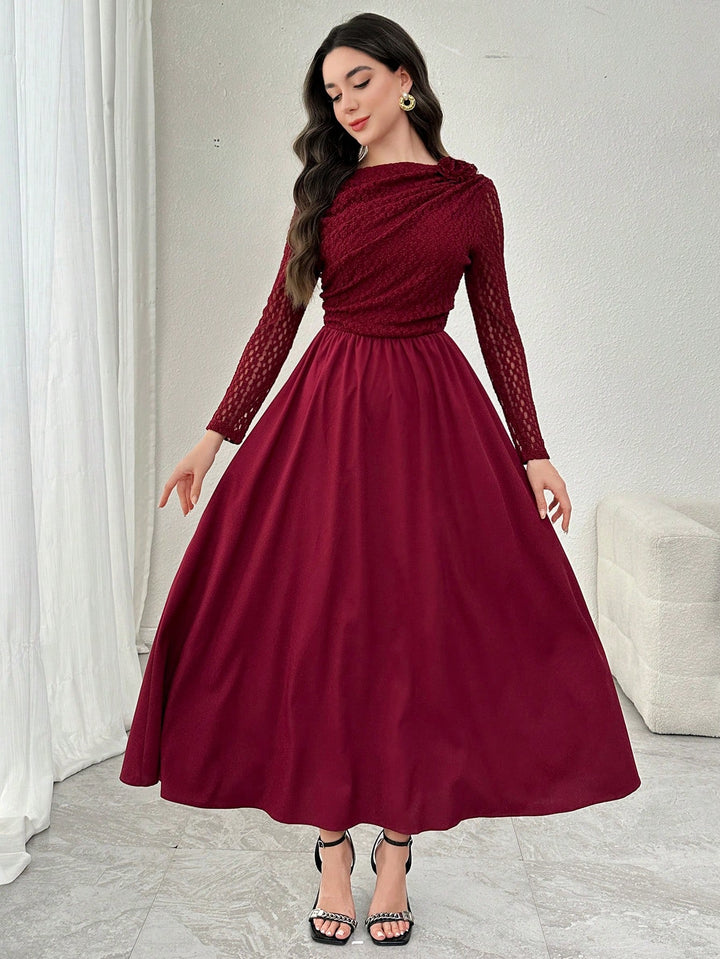 Rochie maxi SHEIN, vișiniu
