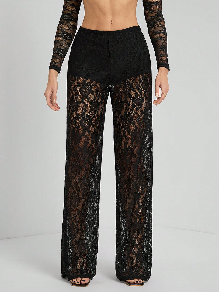 Pantaloni SHEIN, negru