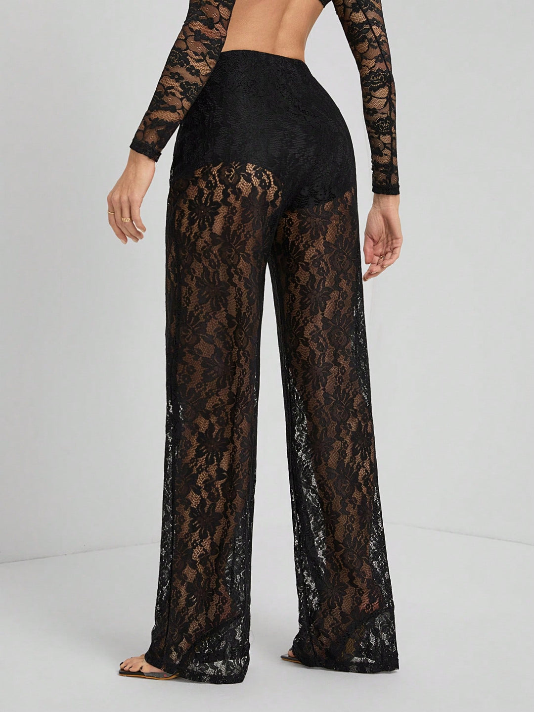 Pantaloni SHEIN, negru