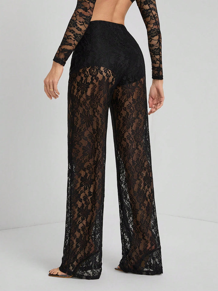 Pantaloni SHEIN, negru