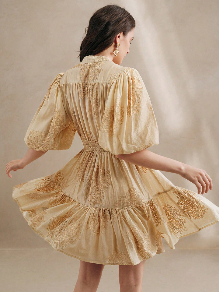 Rochie scurtă SHEIN, kaki