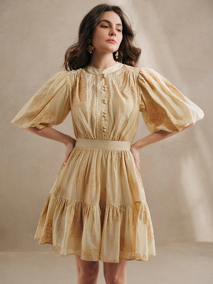 Rochie scurtă SHEIN, kaki