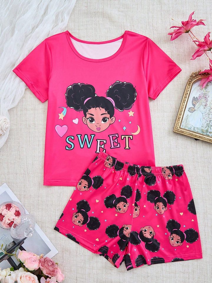 Compleu pijamale SHEIN, roz