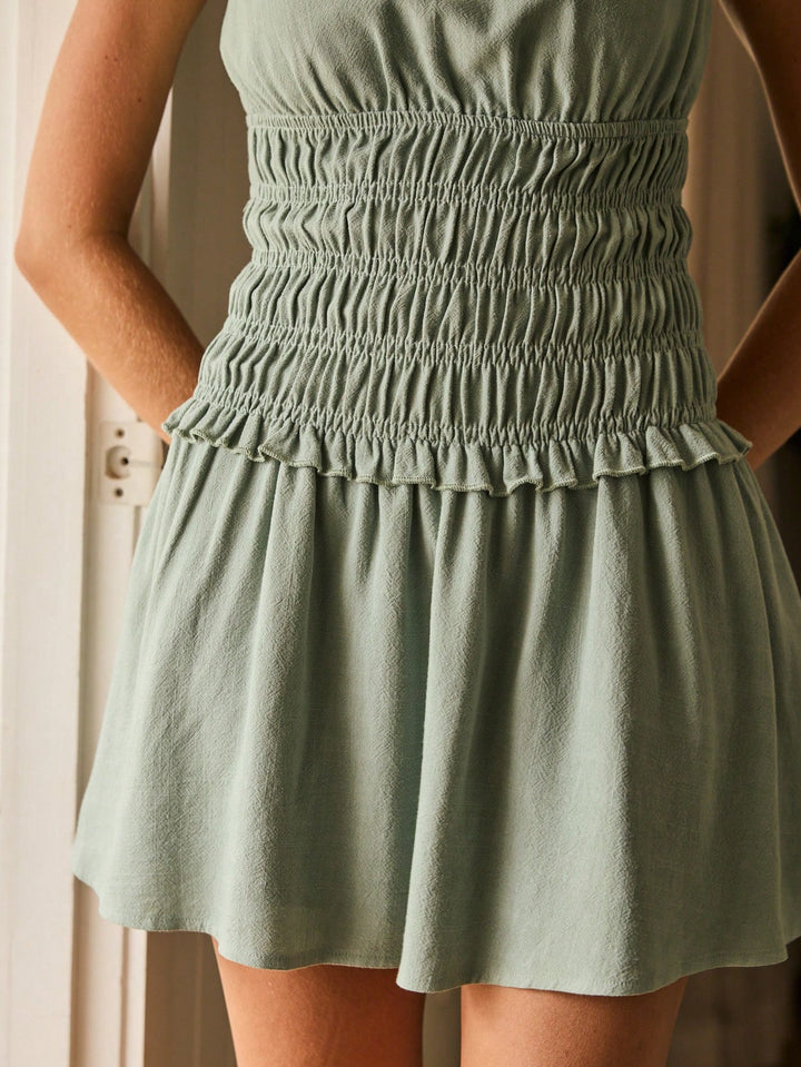 Rochie mini SHEIN, alb