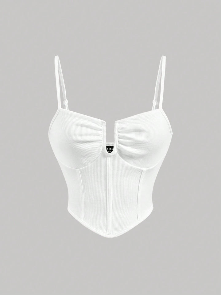 Top SHEIN, alb