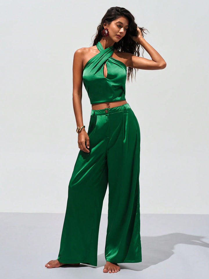 Top SHEIN, verde