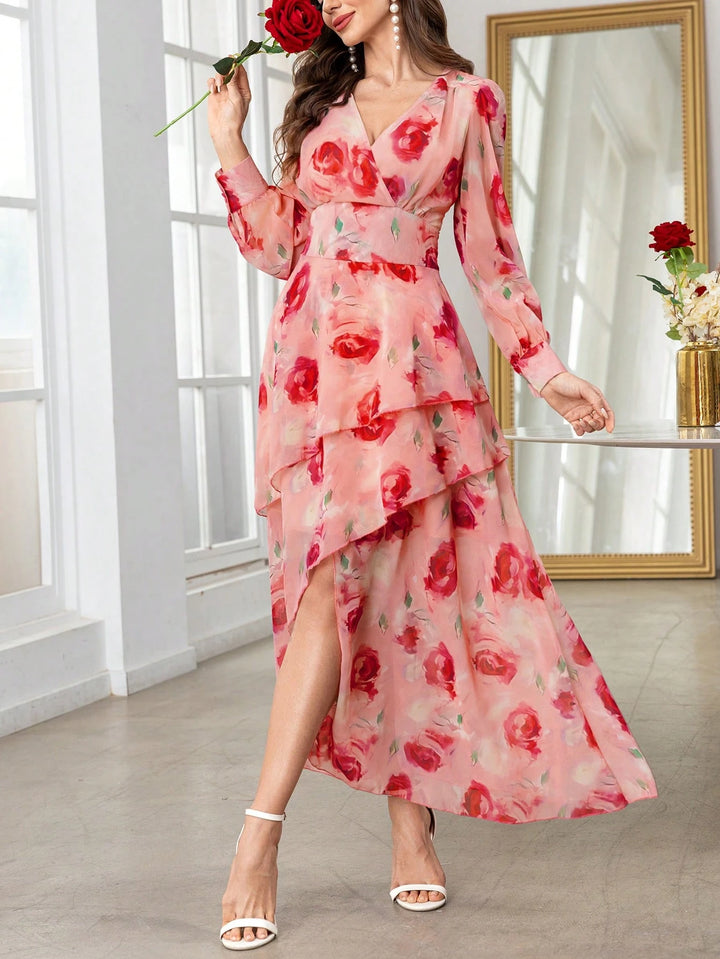 Rochie maxi SHEIN, mix culori