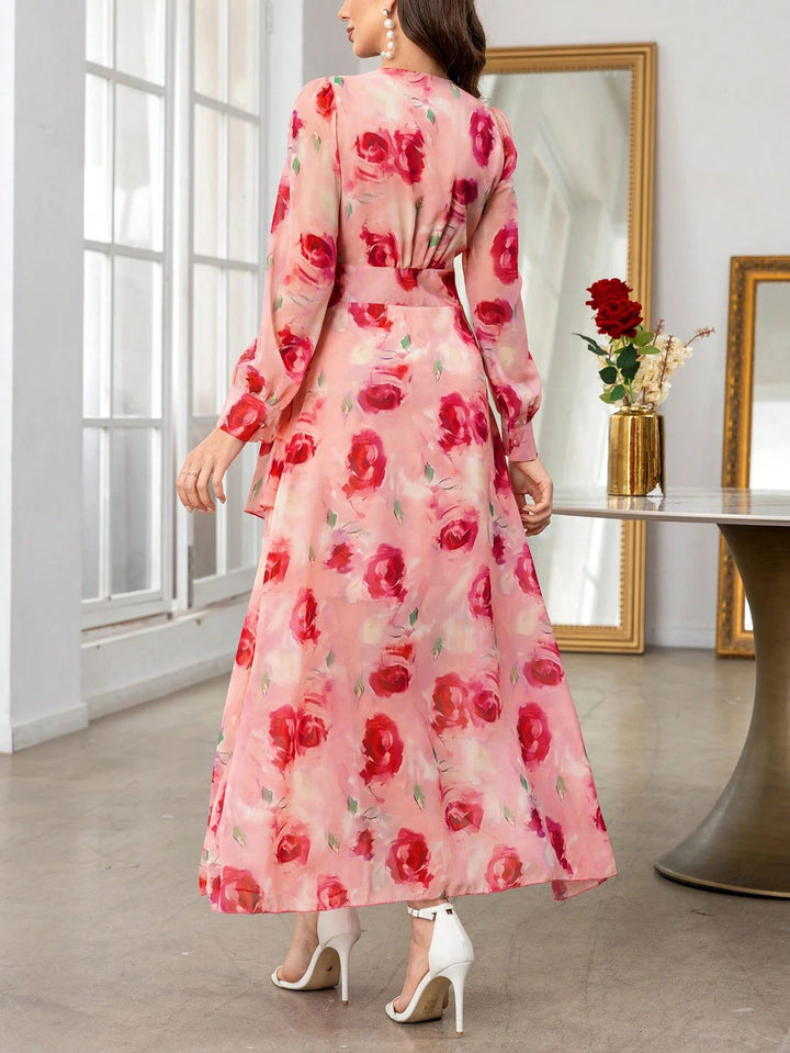 Rochie maxi SHEIN, mix culori