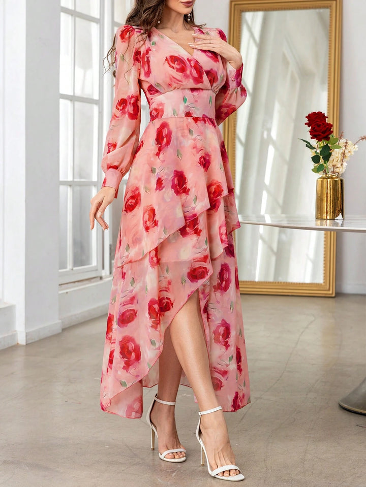 Rochie maxi SHEIN, mix culori