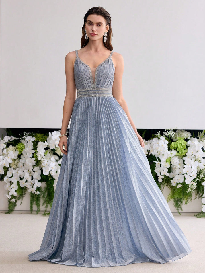Rochie de ocazie SHEIN, albastru