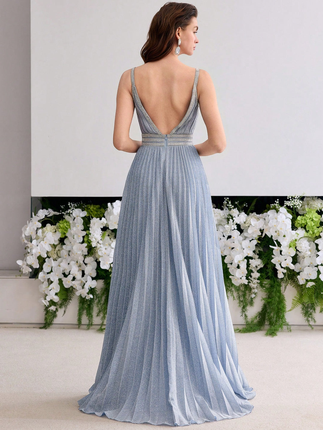 Rochie de ocazie SHEIN, albastru