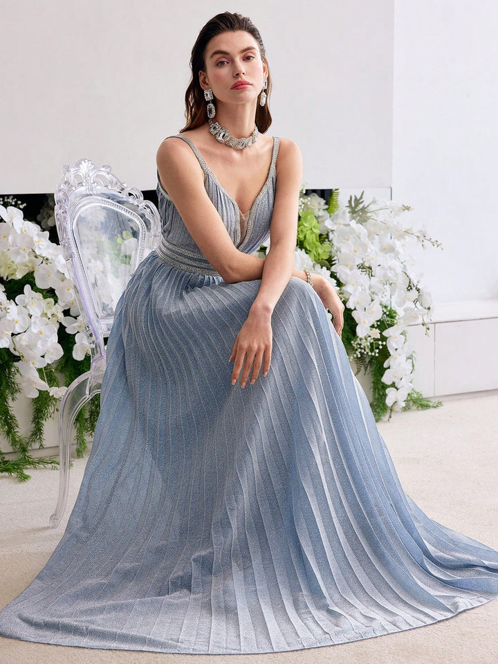 Rochie de ocazie SHEIN, albastru