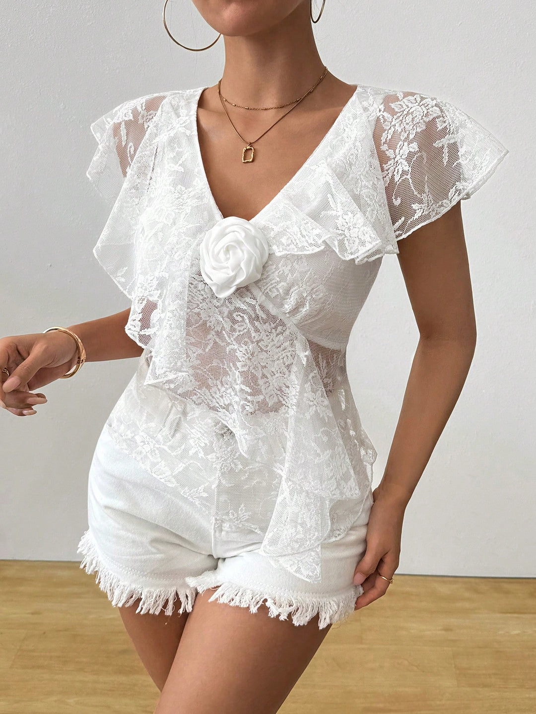 Bluza SHEIN, alb