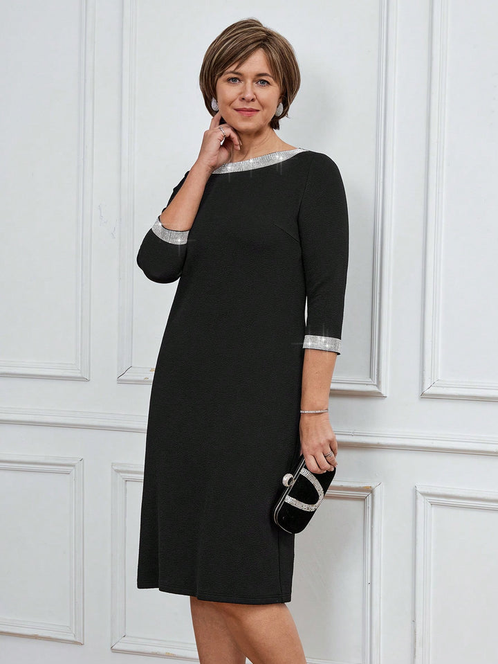 Rochie midi SHEIN, negru