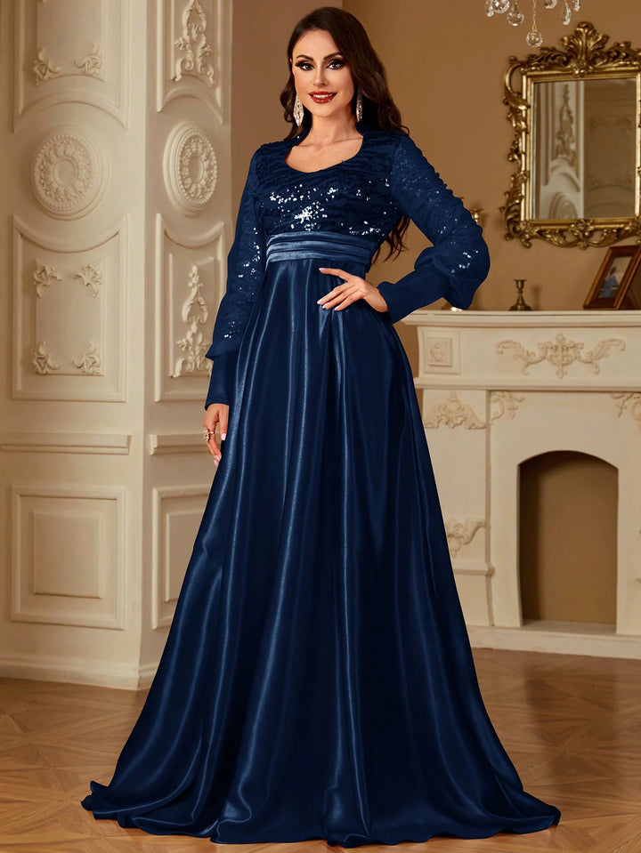 Rochie de ocazie SHEIN, albastru